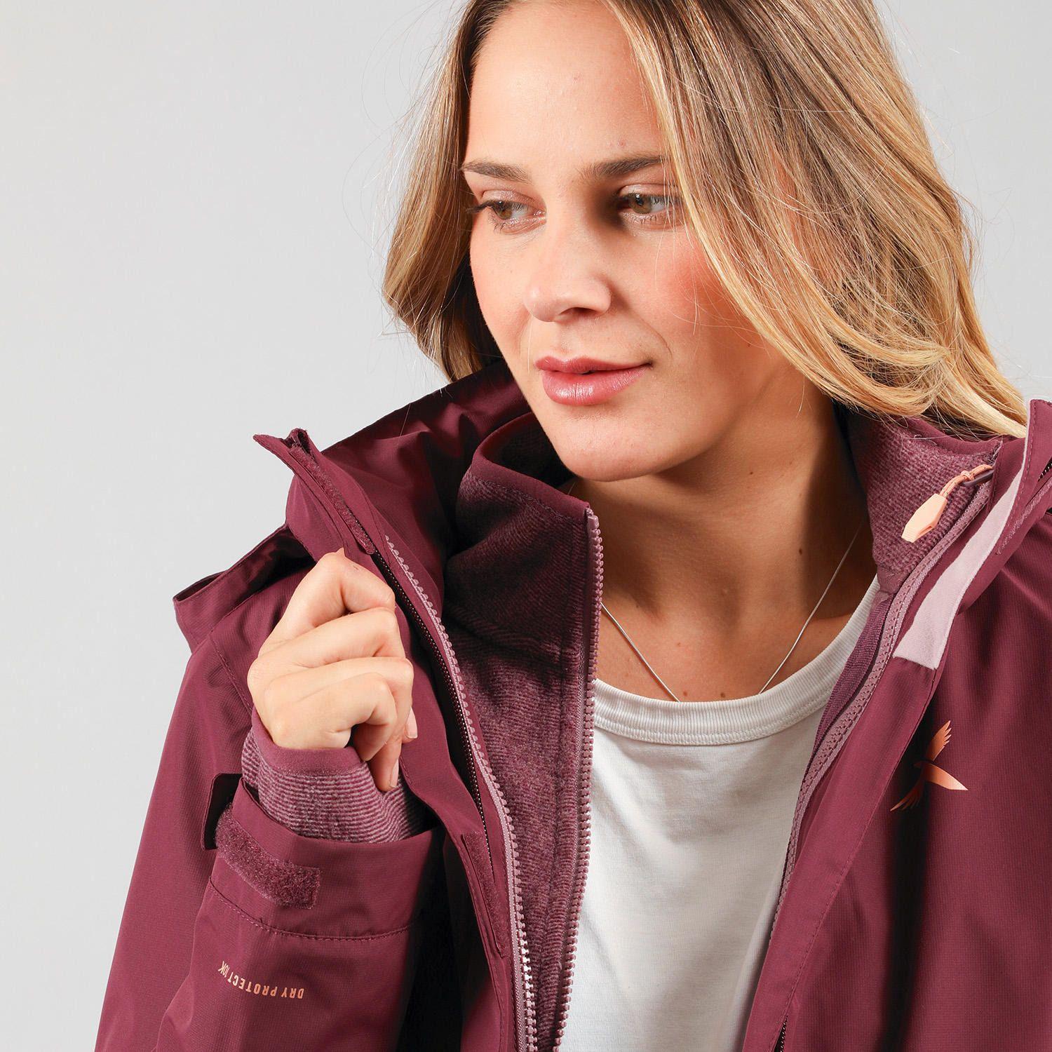 Chaqueta Andesgear Mujer 3 En 1 Cochamo Burdeo-3