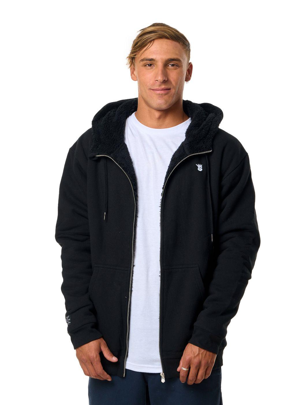 Polerón Stoked Hombre Canvas Negro-0