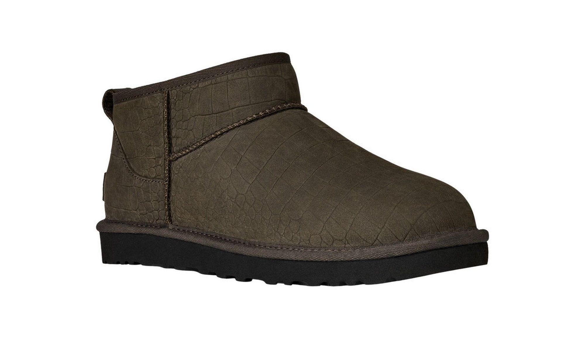 Botas Hombre Classic Ultra Mini Embossed Gris Ugg-1