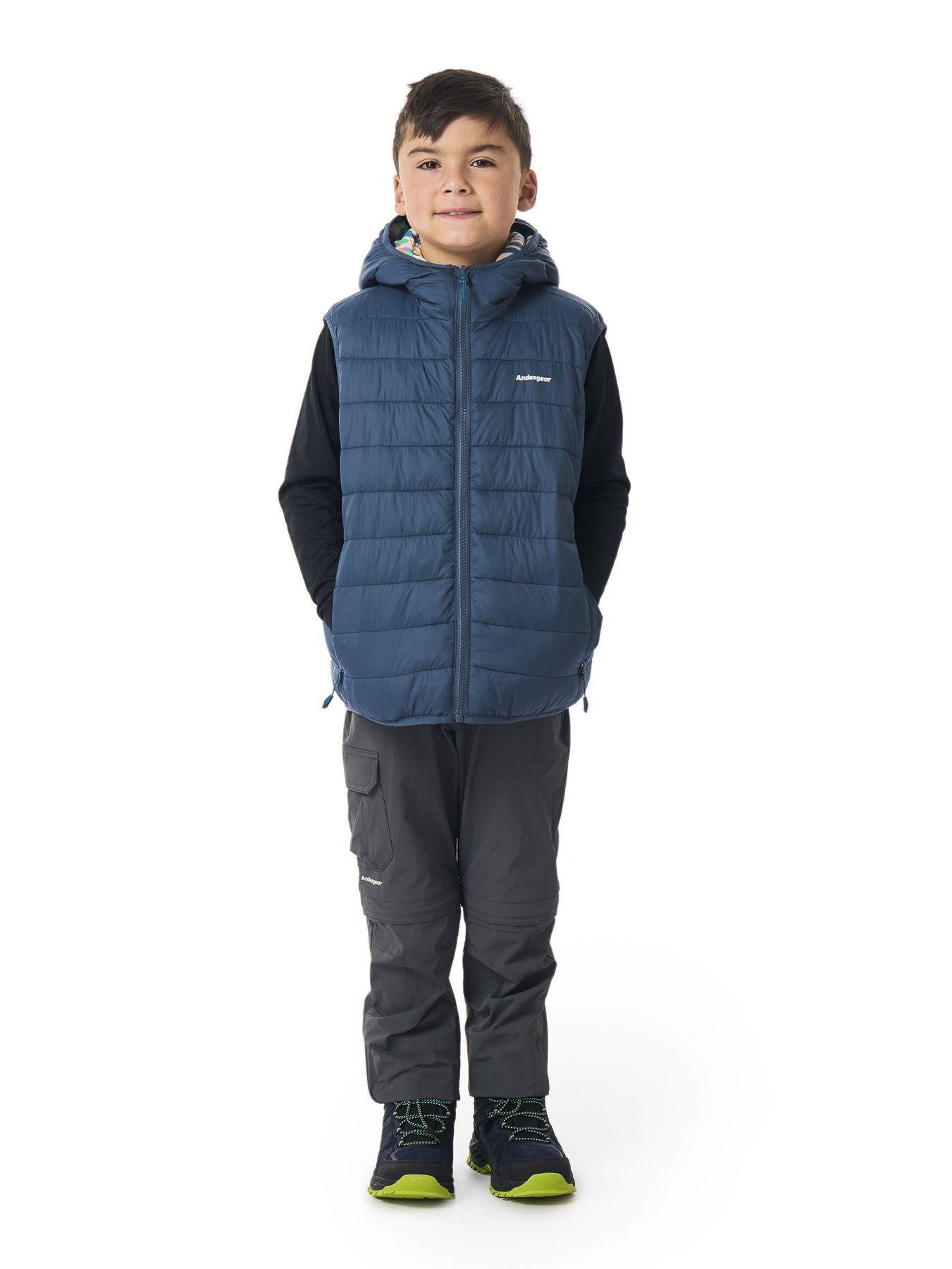 Chaquetas Andesgear Niño Chonchi Vest Reversible Azul-3