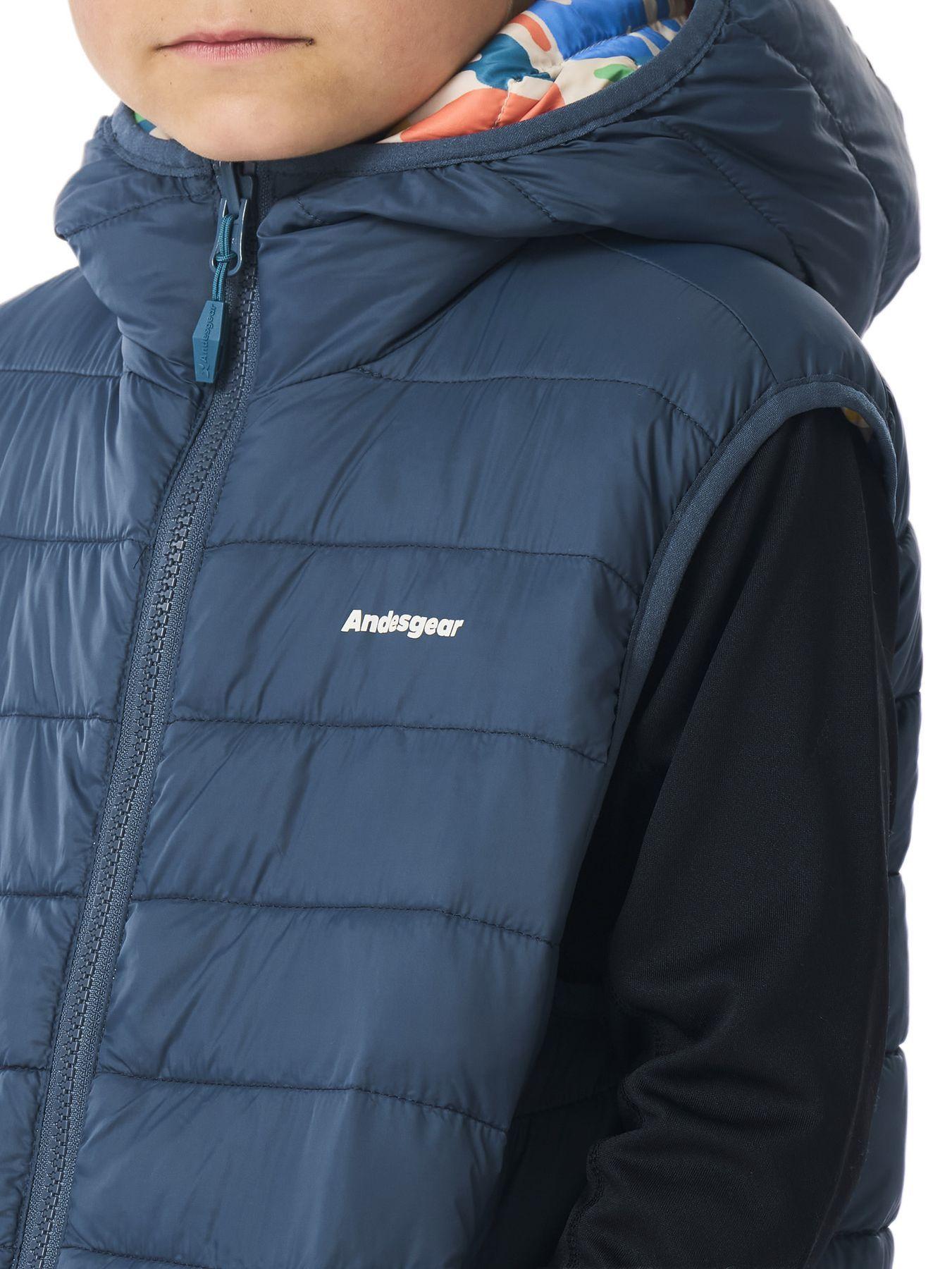 Chaquetas Andesgear Niño Chonchi Vest Reversible Azul-4