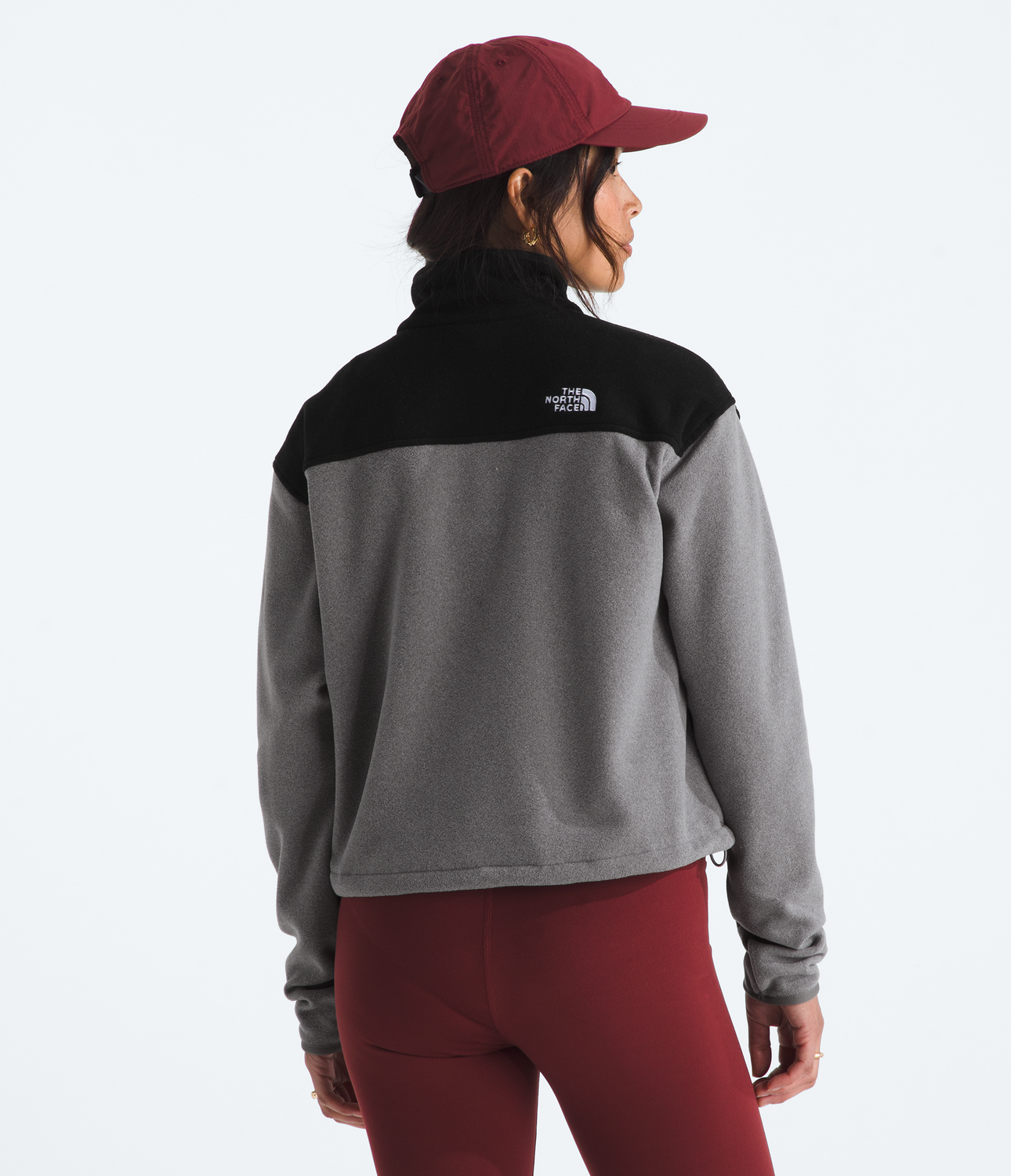 Polar Glacier Fleece 1/2 Zip Short Jacket Mujer Gris-2