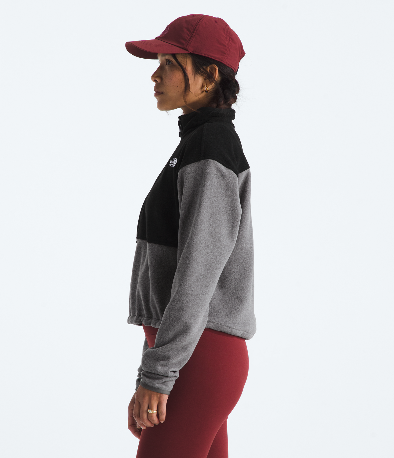 Polar Glacier Fleece 1/2 Zip Short Jacket Mujer Gris-9