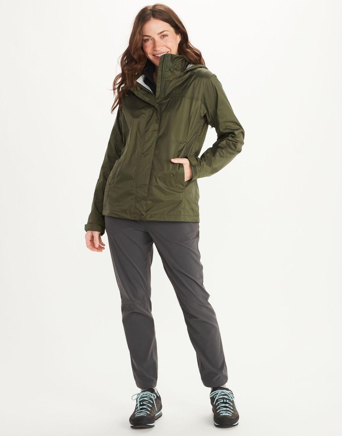 Chaqueta Marmot Mujer W Precip Eco Jacket Verde-2