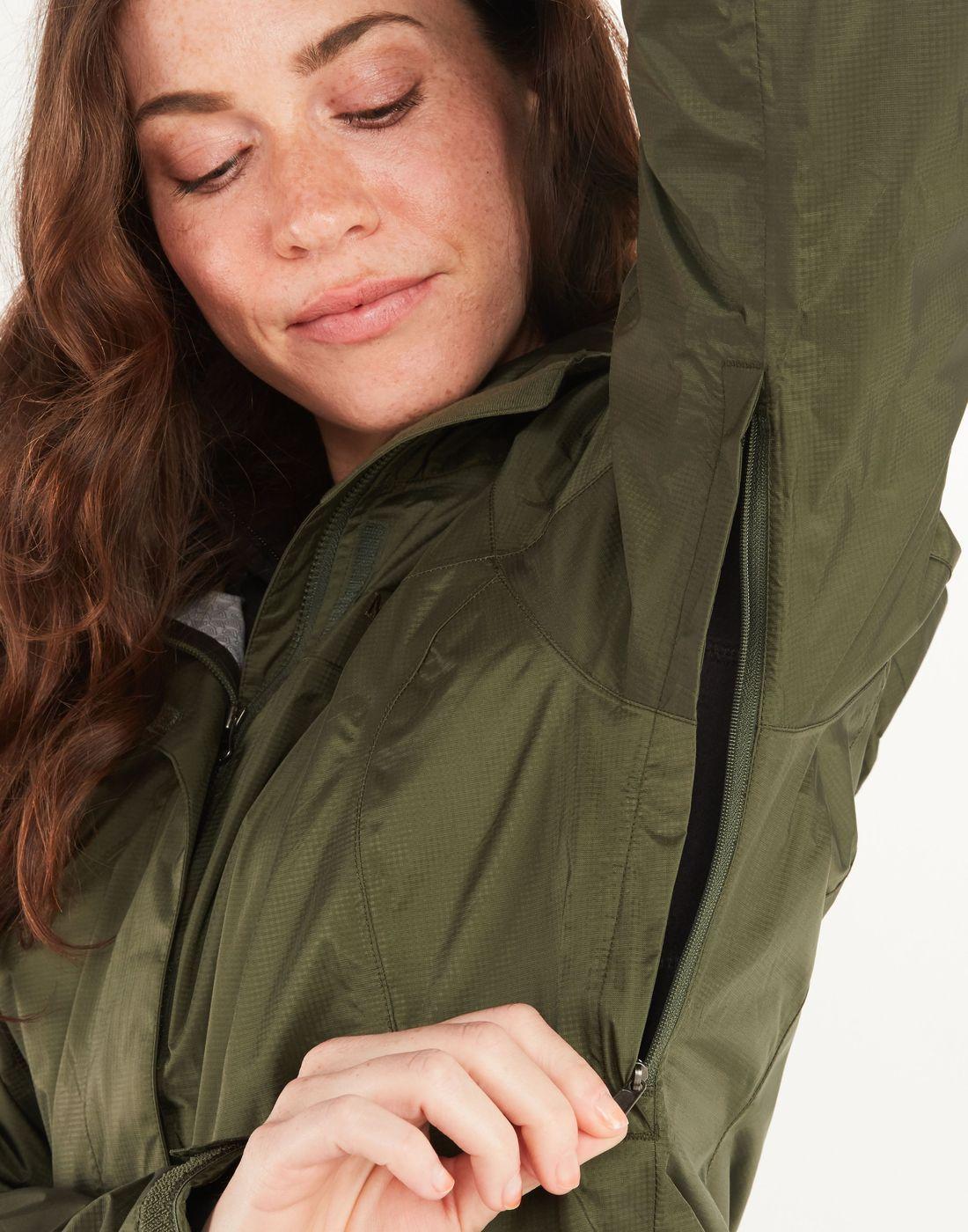 Chaqueta Marmot Mujer W Precip Eco Jacket Verde-4