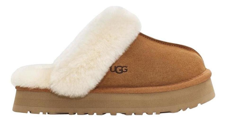 Pantufla UGG Mujer Disquette Café-0