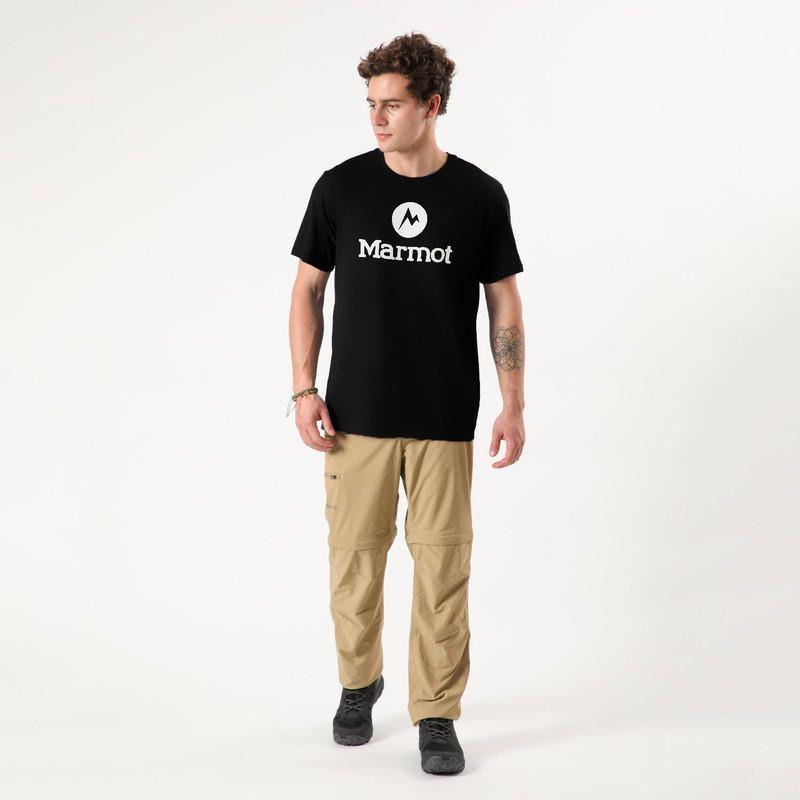 Polera Marmot Hombre Circle Logo Tee Negro-2