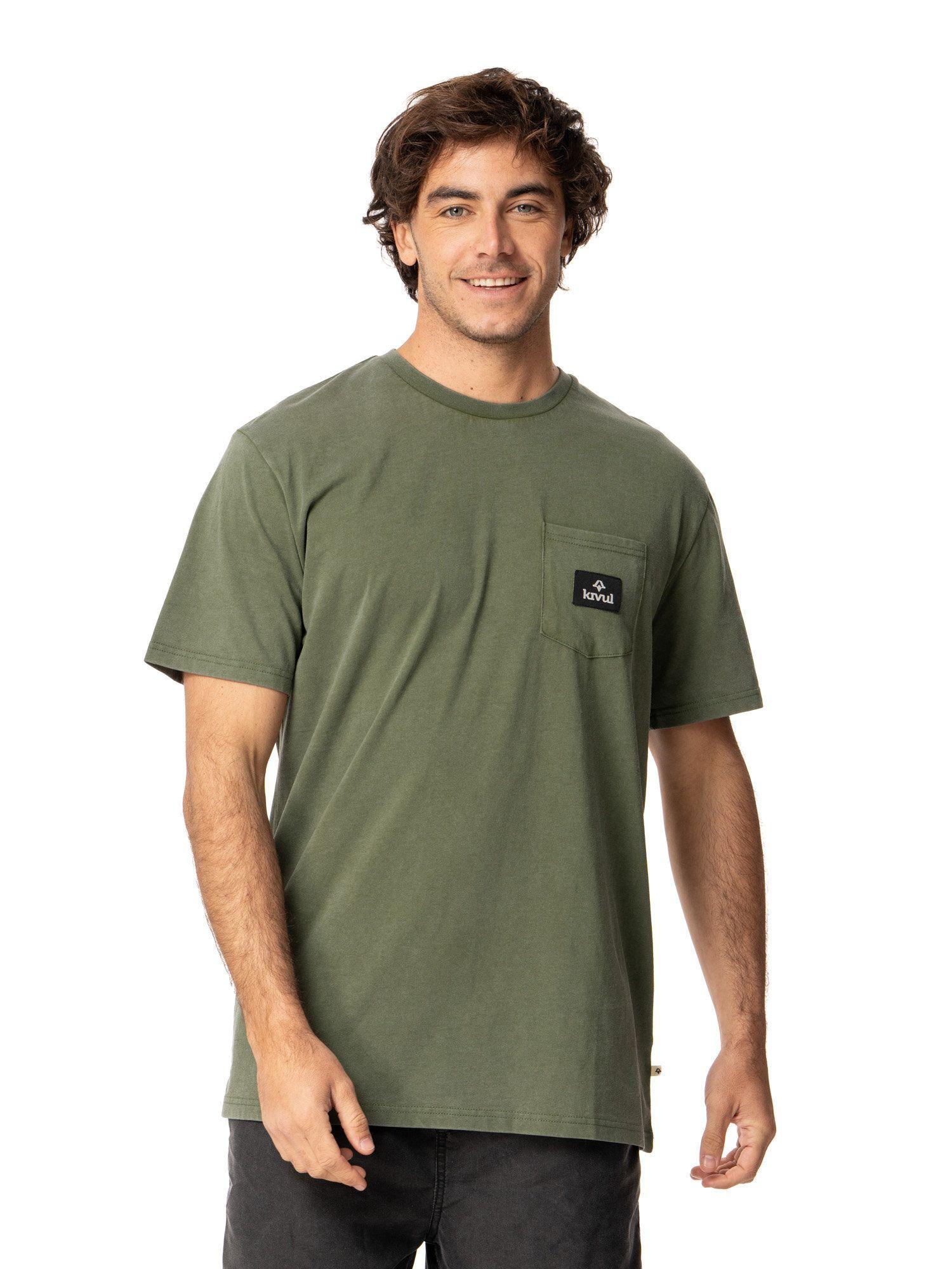 Polera Kivül Hombre Pocket Verde-0