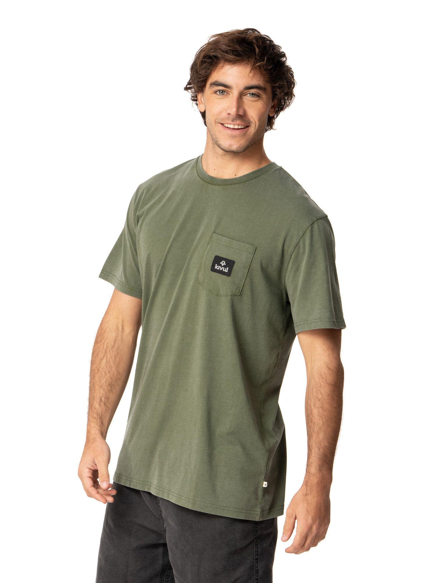 Polera Kivül Hombre Pocket Verde-1