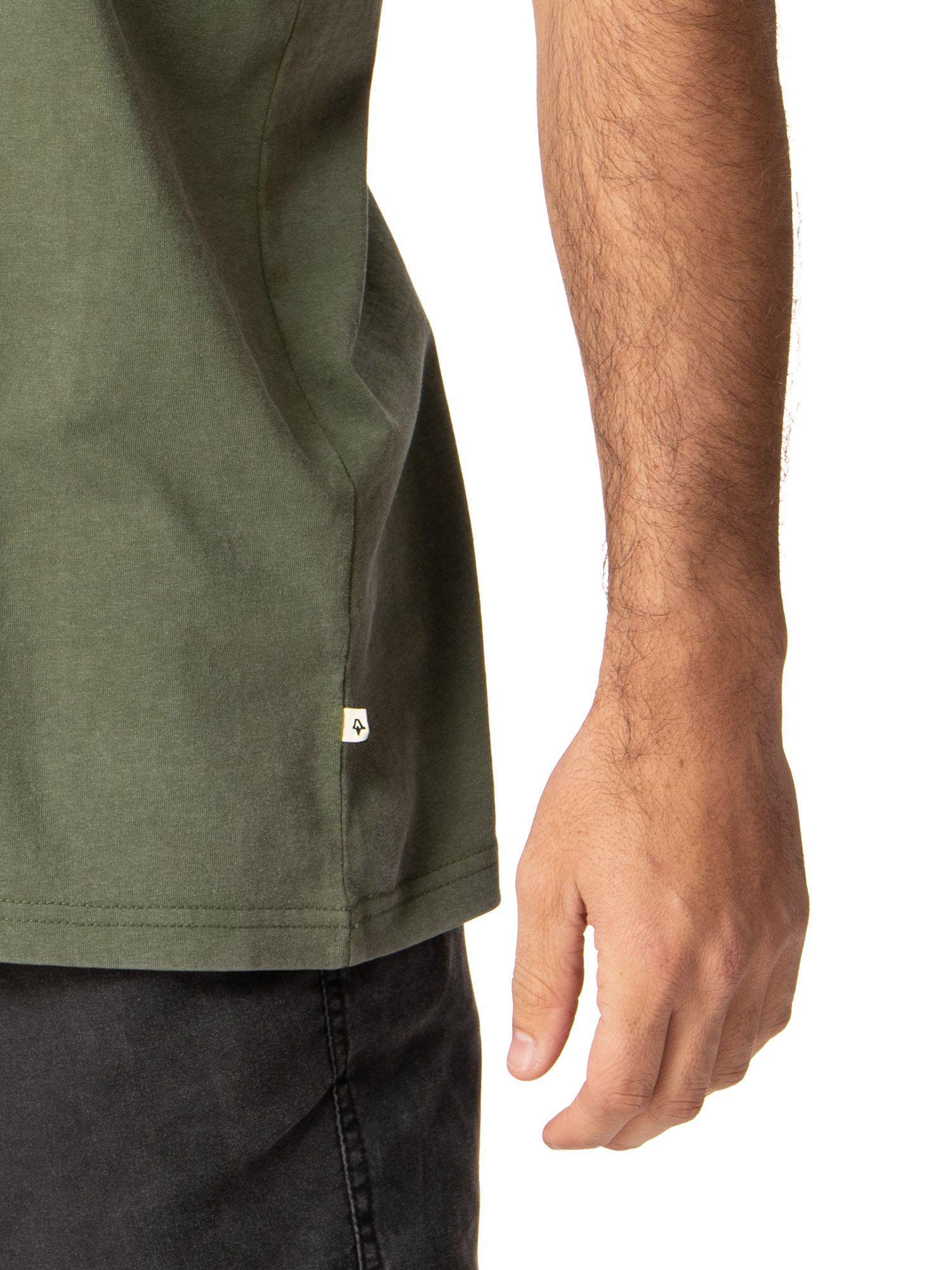 Polera Kivül Hombre Pocket Verde-4