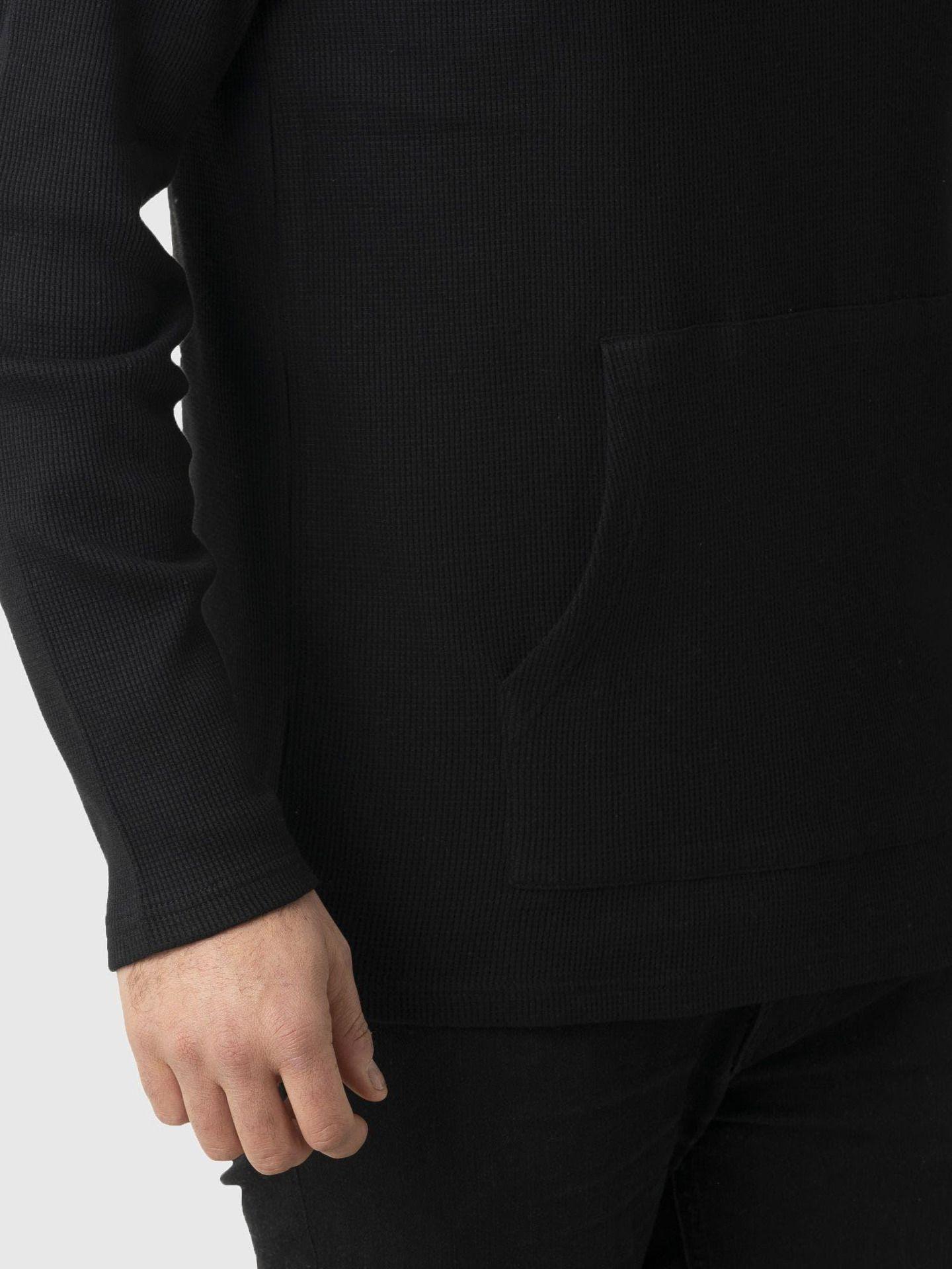 Polerón Kivül Hombre Duor Reciclado Negro-4