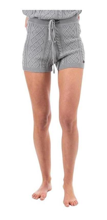 Short Stoked Mujer Goofy Reciclado Gris-0