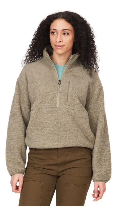 Polar Marmot Mujer Aros Half-zip Cafe Café-0
