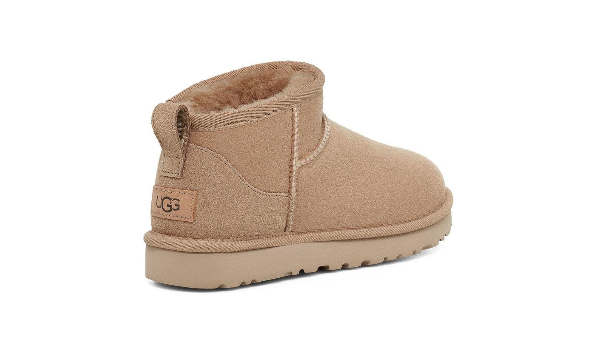 Bota UGG Mujer Classic Ultra Mini Café-2