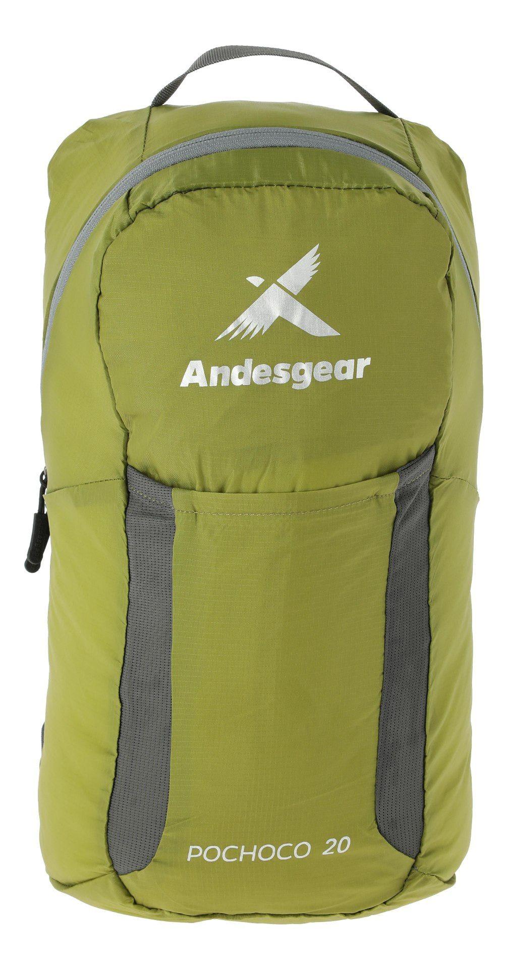 Mochila Andesgear Unisex Compactable Pochoco 20 Verde-2