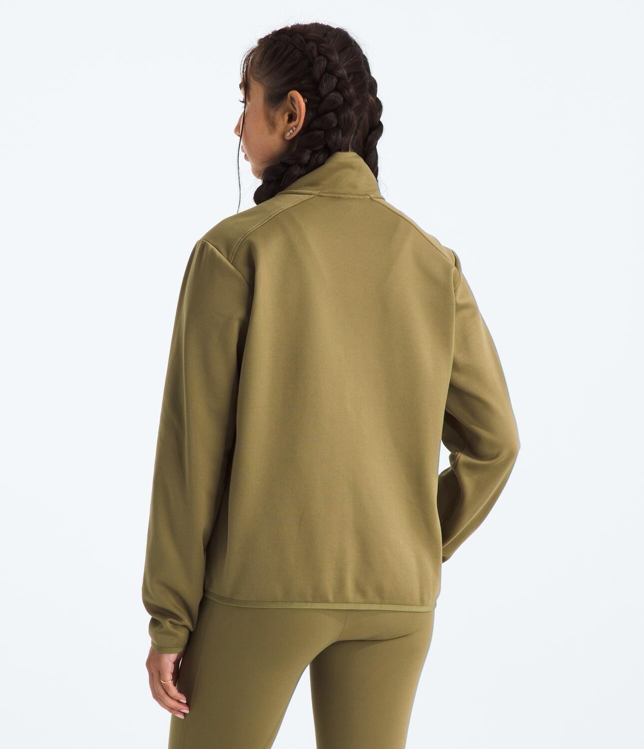 Chaqueta Tnf Performance Fleece Full Zip Jacket Mujer Café Claro-2