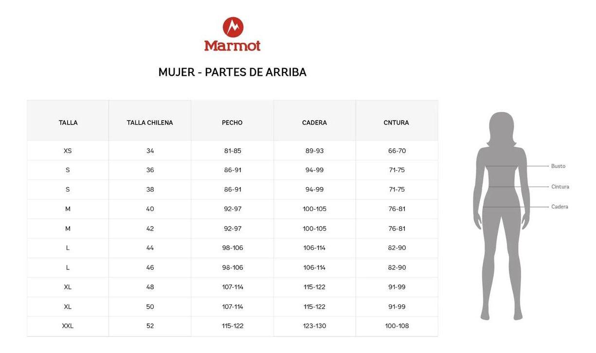 Polar Marmot Mujer Rocklin Full Zip Negro-4