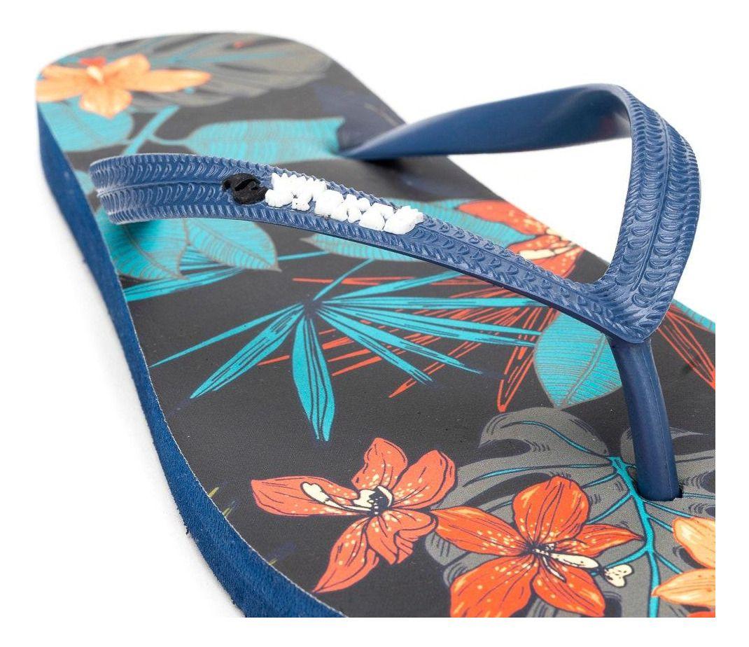 Sandalias Stoked Mujer Flower Azul Azul-3
