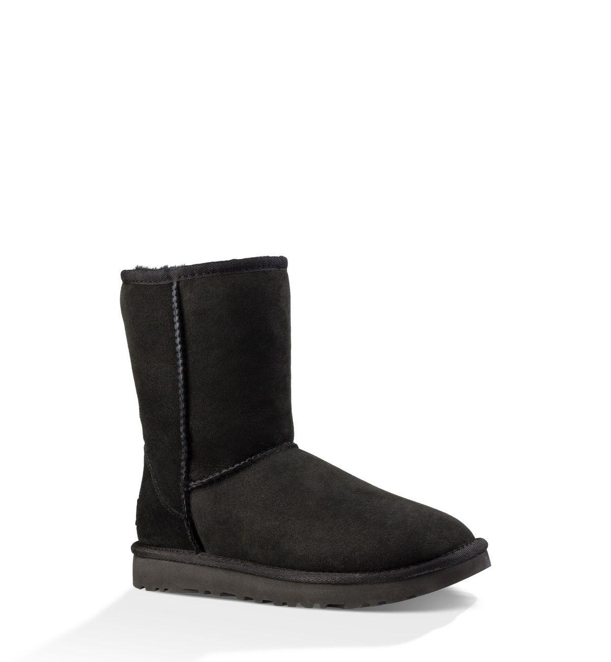 Bota UGG Mujer Classic Short Ii Negro-0