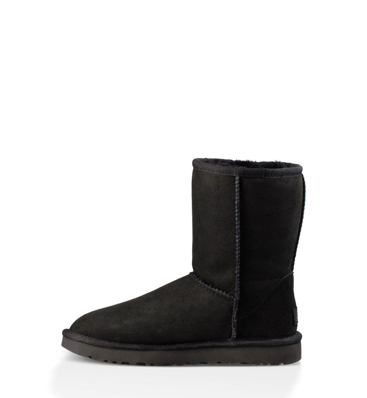 Bota UGG Mujer Classic Short Ii Negro-1