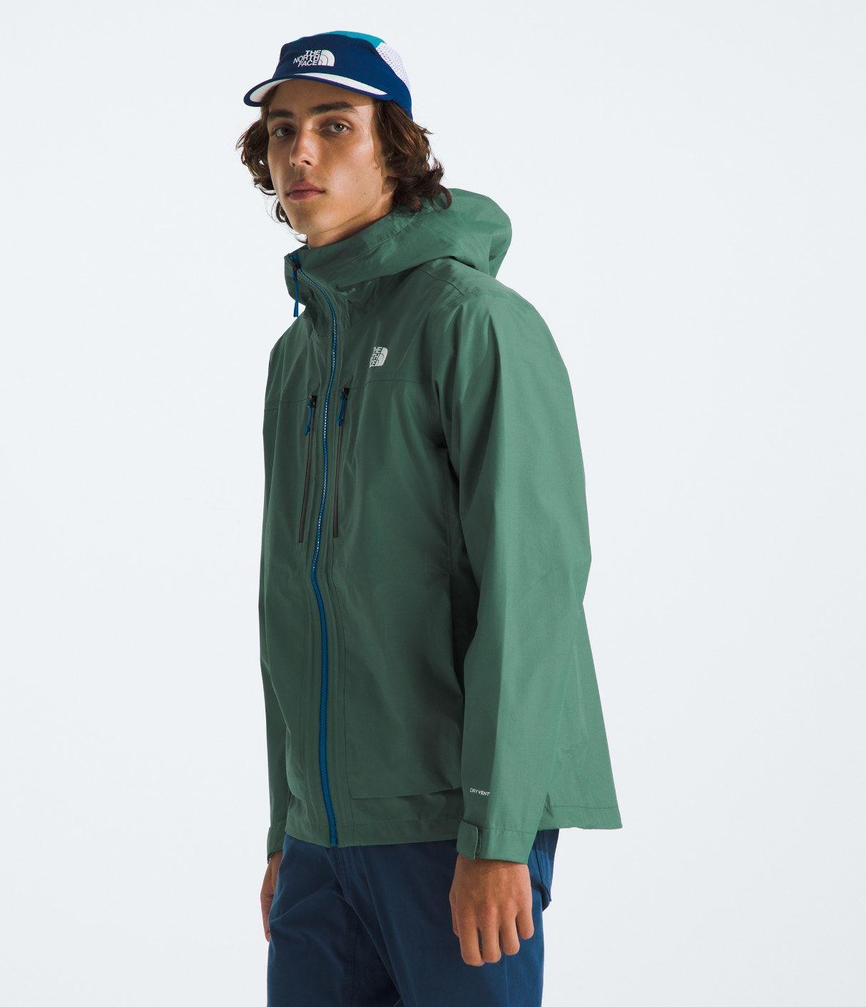 Chaqueta TNF Hombre Impermeable Terrain Vista 3L Pro Verde-2