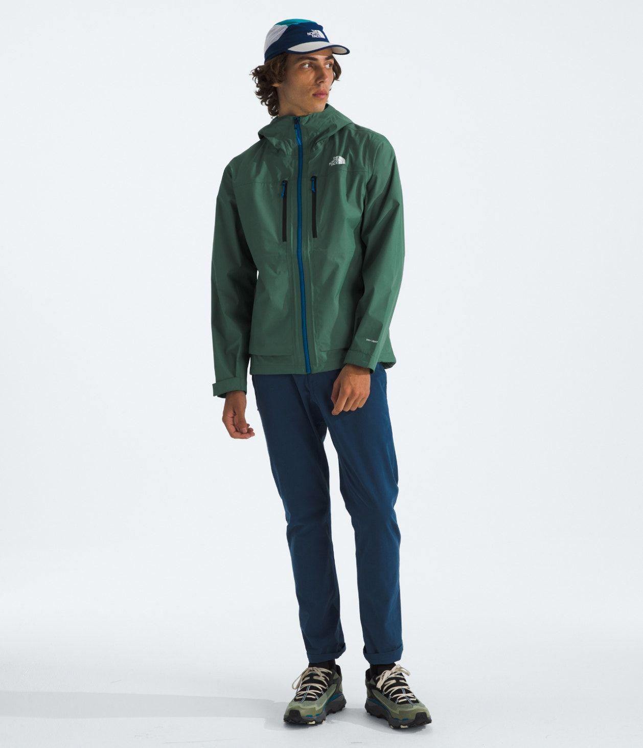 Chaqueta TNF Hombre Impermeable Terrain Vista 3L Pro Verde-3