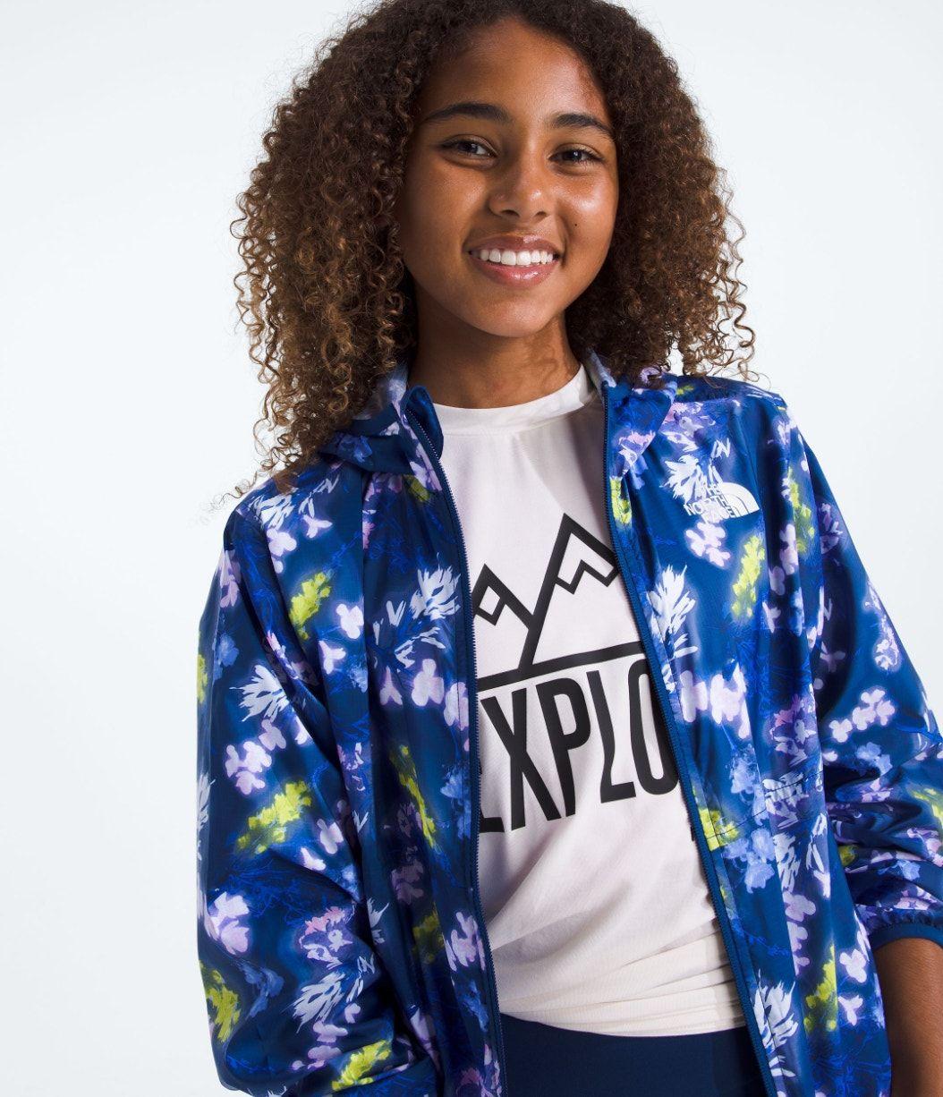 Chaqueta TNF Kids Cortaviento Cyclone Wind Niña Azul-6
