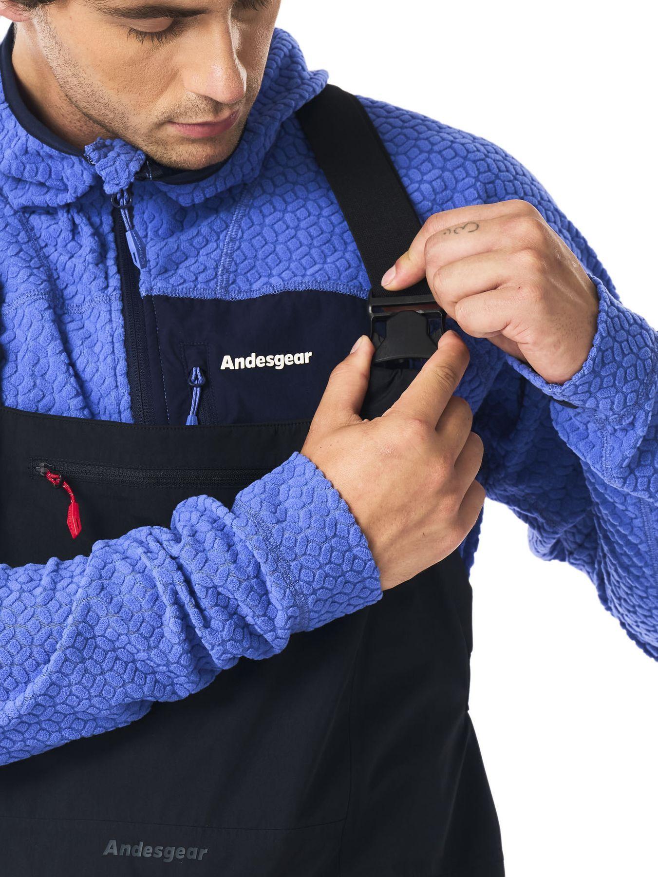 Pantalon Andesgear Hombre Tronador Bibs Negro-3