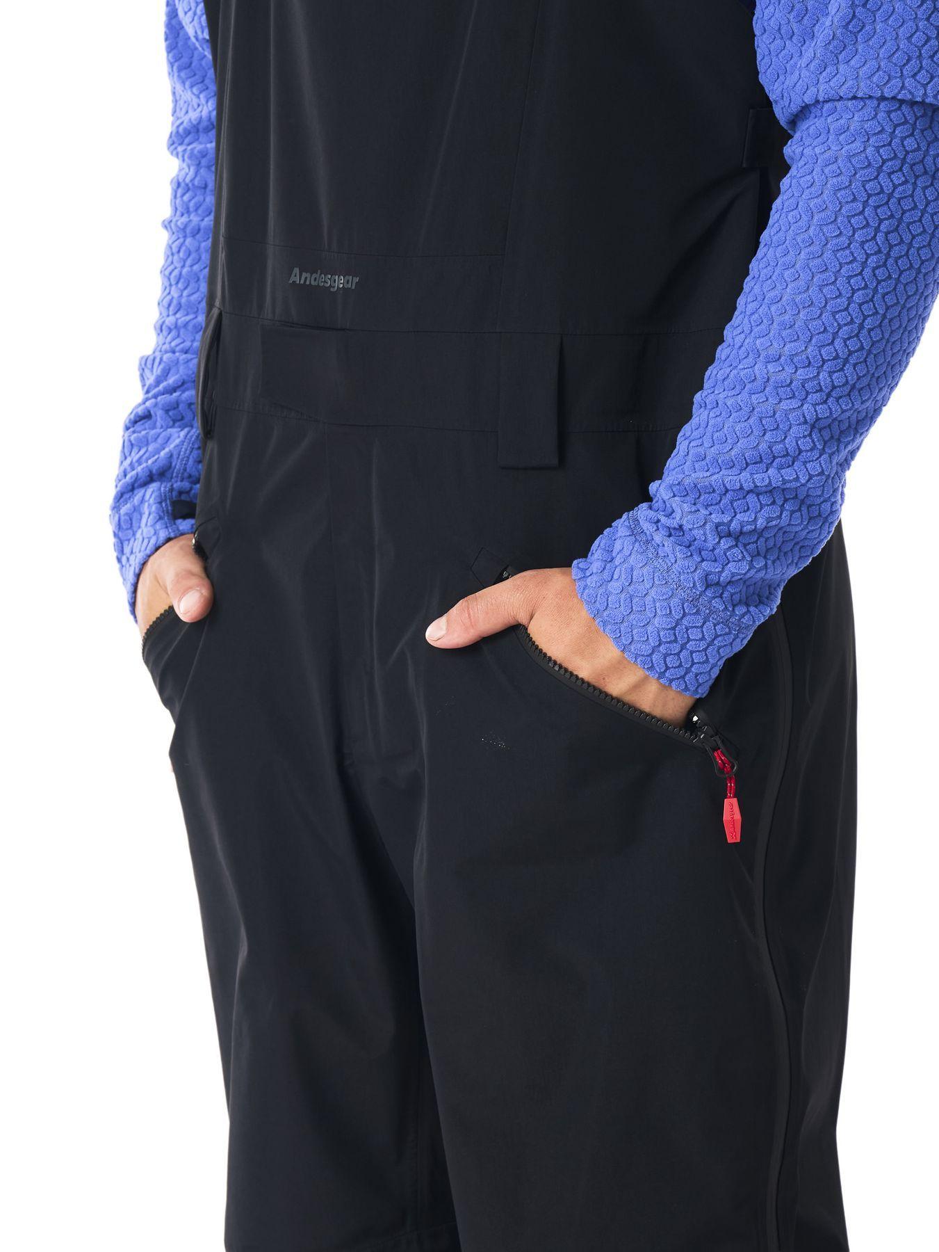 Pantalon Andesgear Hombre Tronador Bibs Negro-5