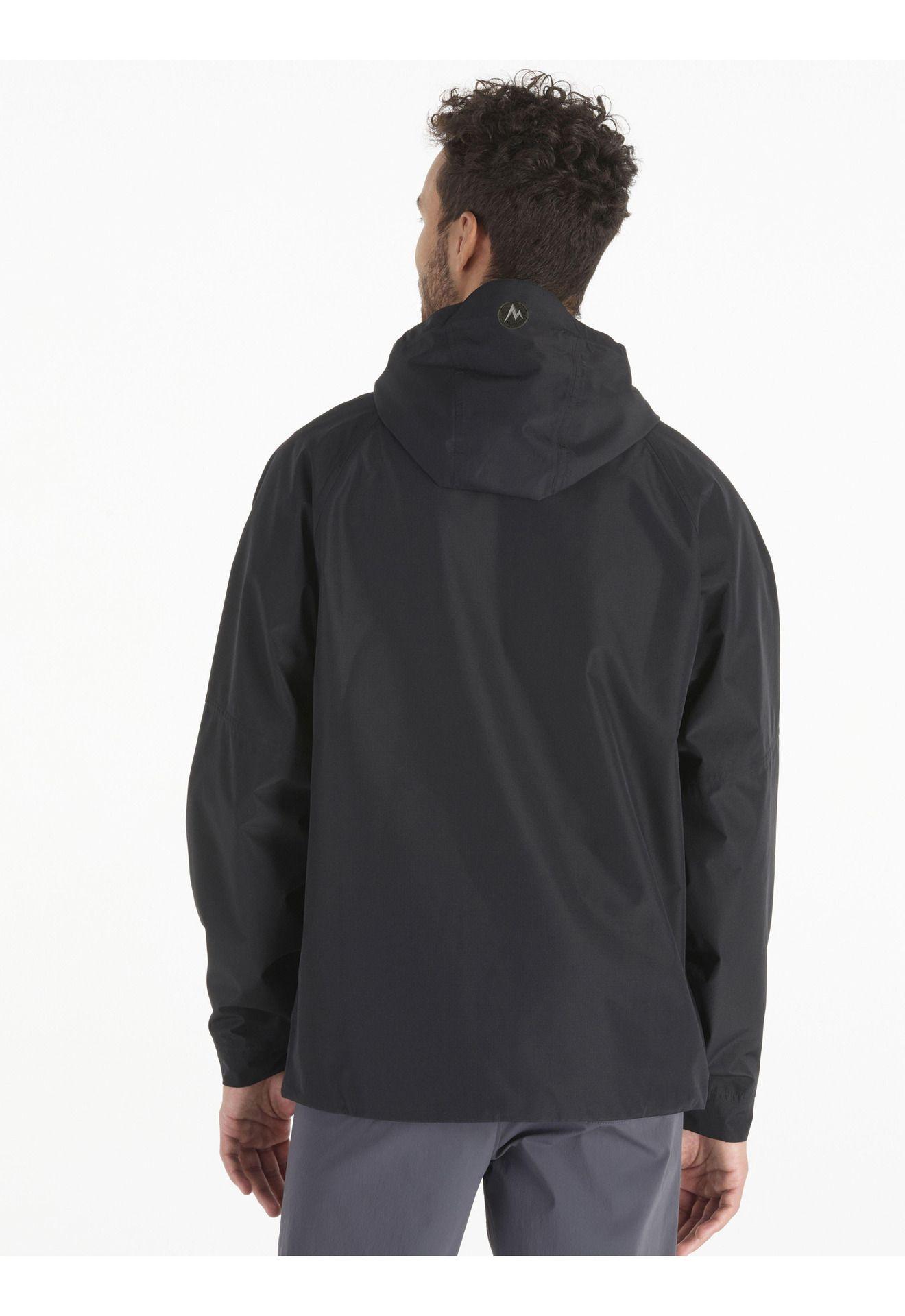 Chaqueta Marmot Hombre Impermeable Cascade Negro-2