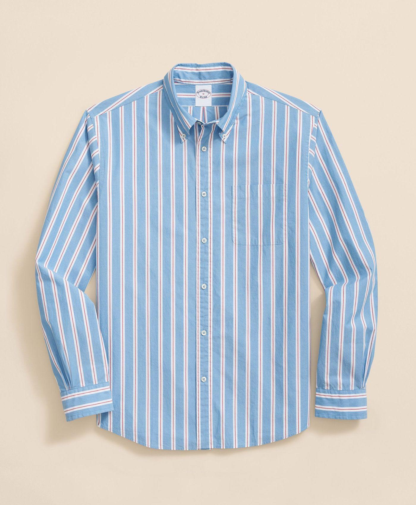 Camisa Brooks Brothers Hombre Spt Fdy Seasonal Azul-0