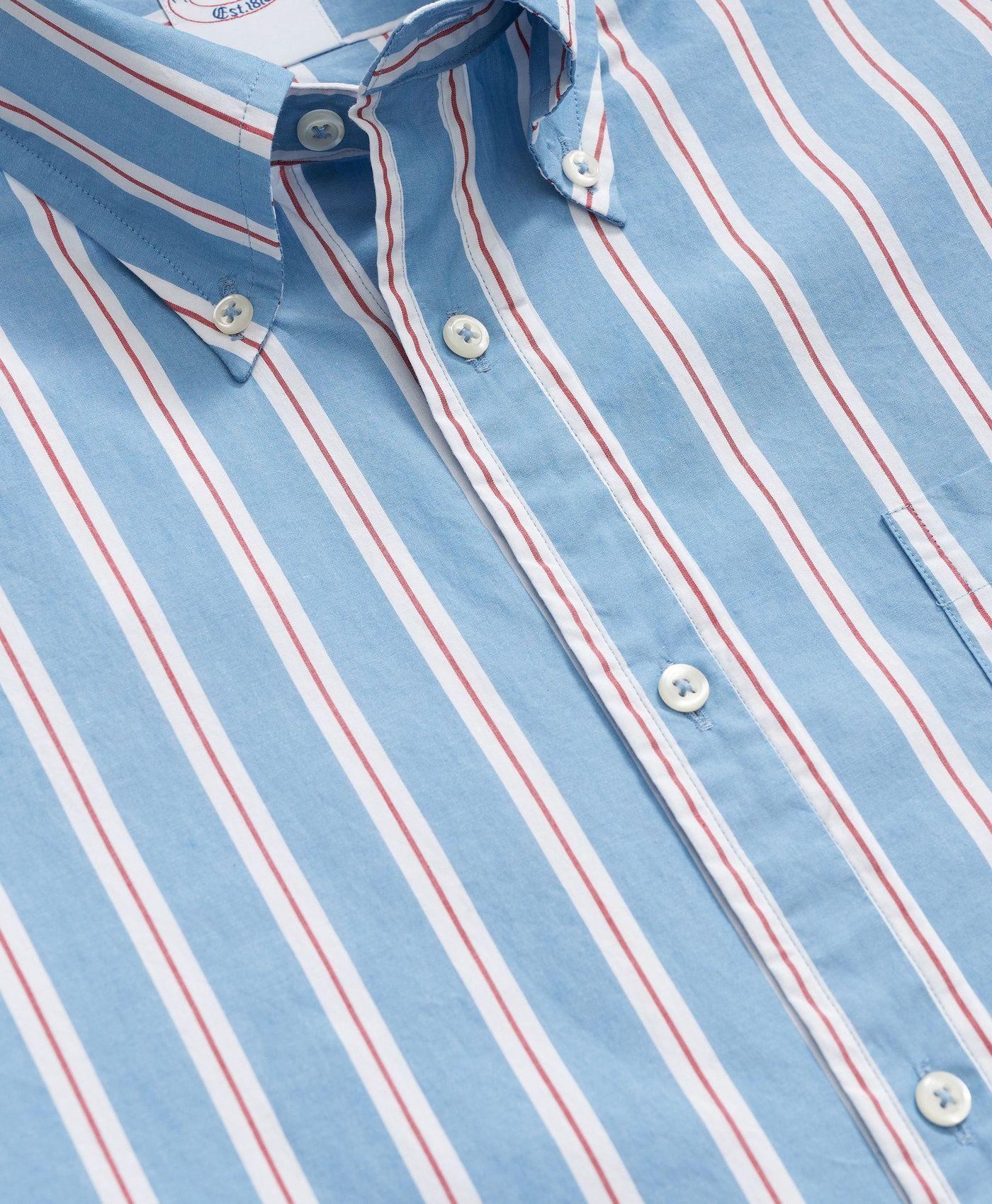 Camisa Brooks Brothers Hombre Spt Fdy Seasonal Azul-1