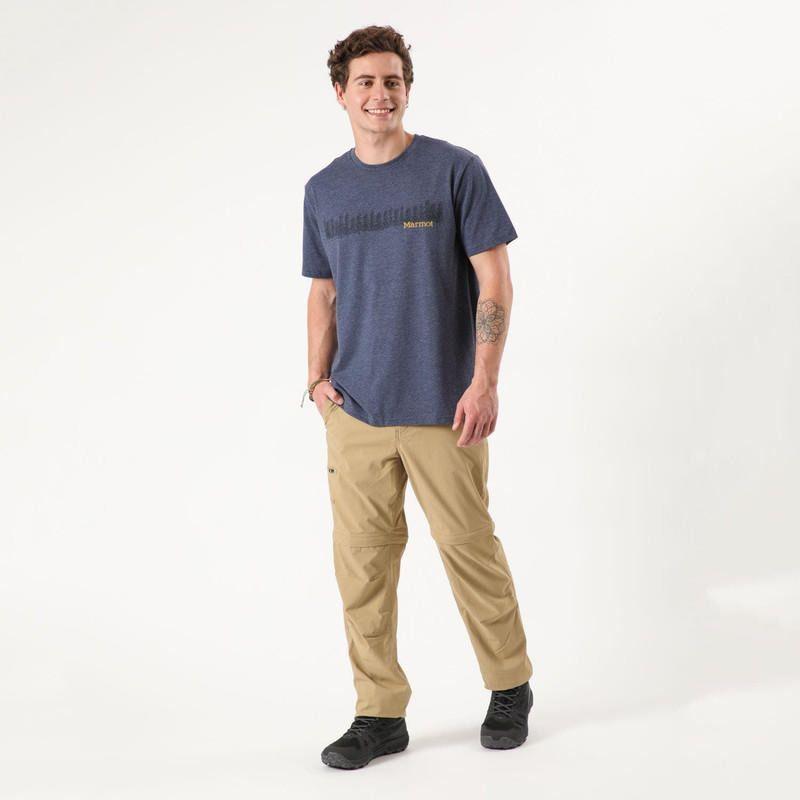 Polera Marmot Hombre Forest Tee Gris-2
