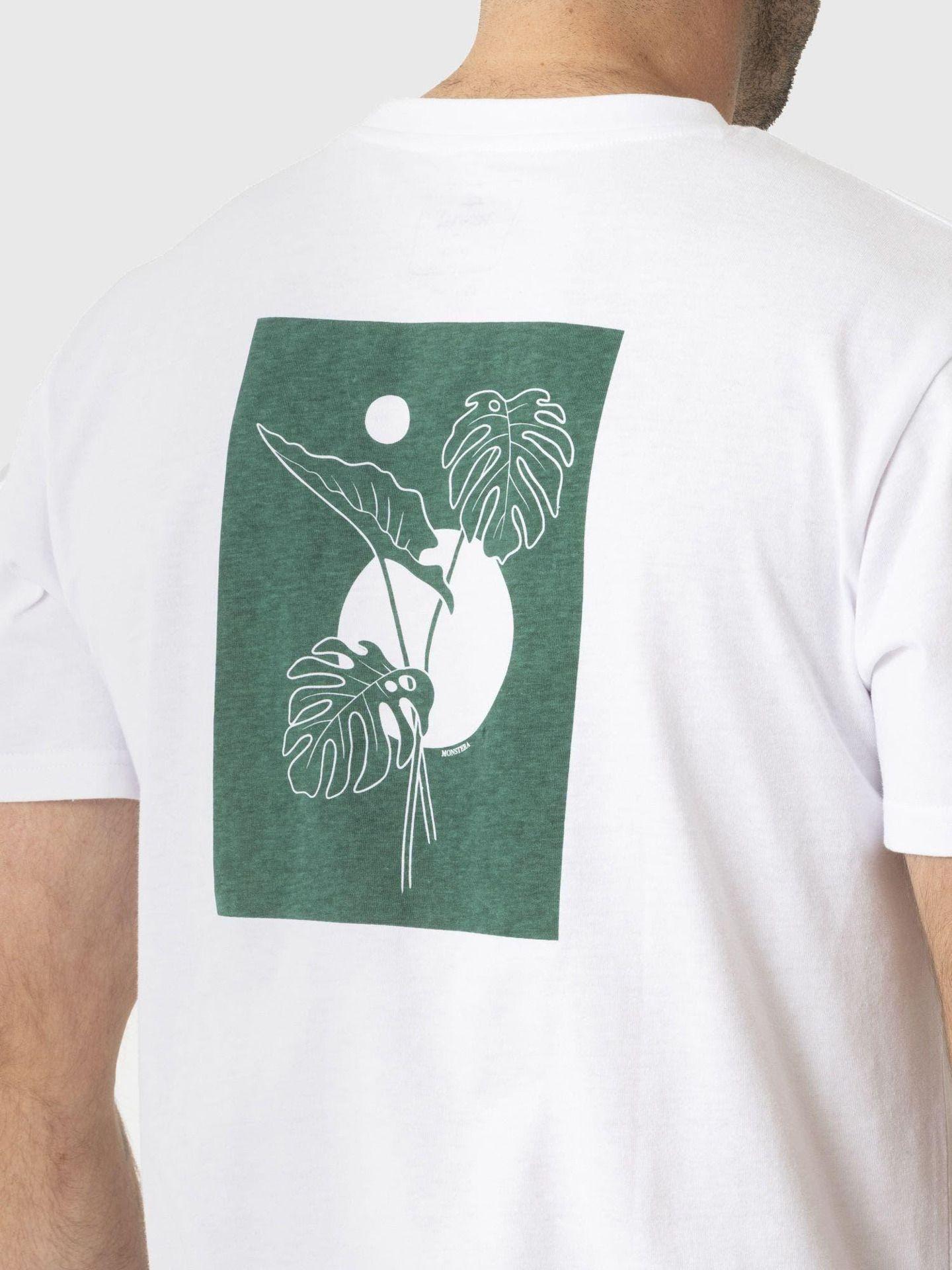 Polera Kivül Hombre Plantas Reciclada Blanco-3