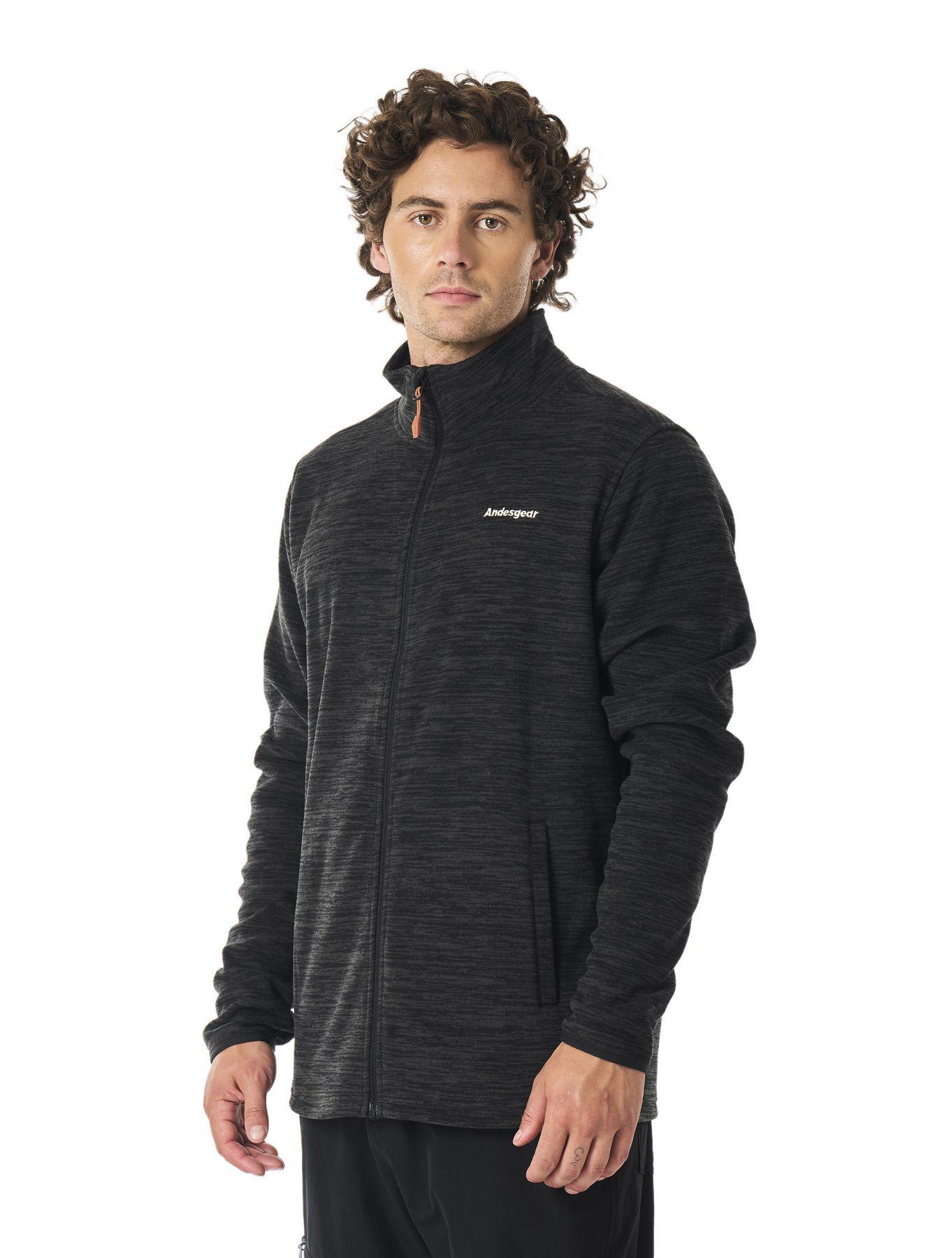 Polar Andesgear Hombre Maihue Fullzip Negro I26-1