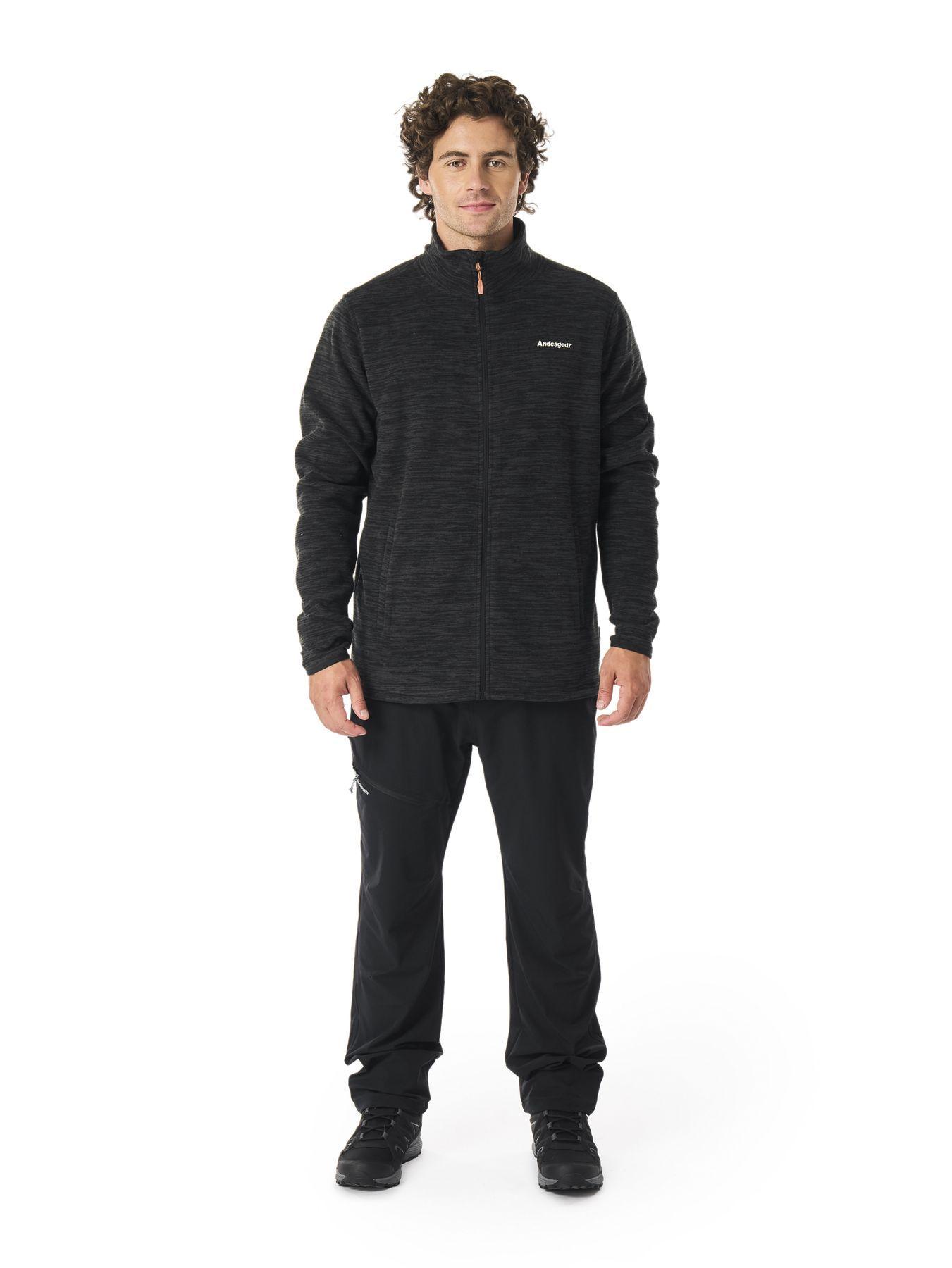 Polar Andesgear Hombre Maihue Fullzip Negro I26-3