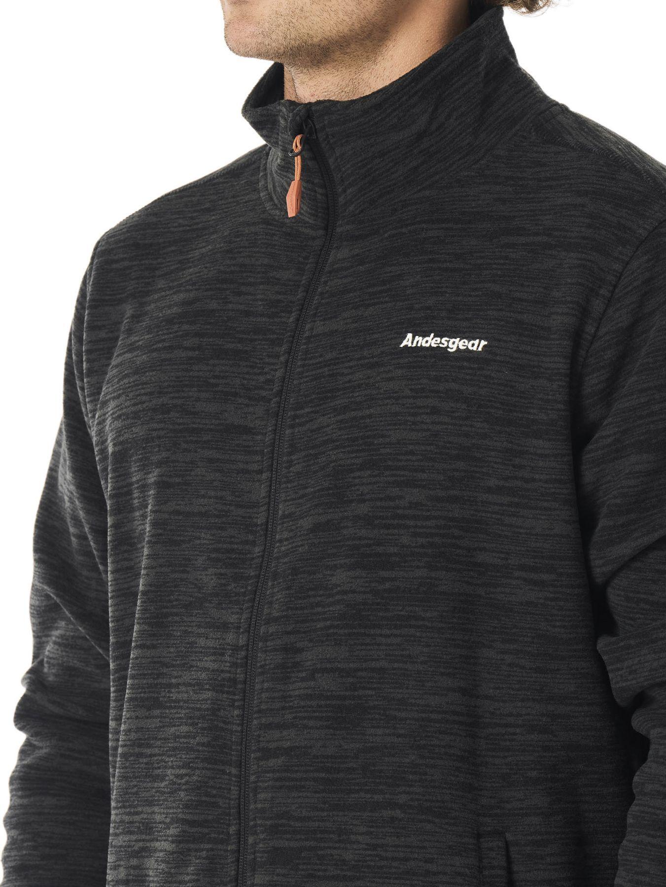 Polar Andesgear Hombre Maihue Fullzip Negro I26-4