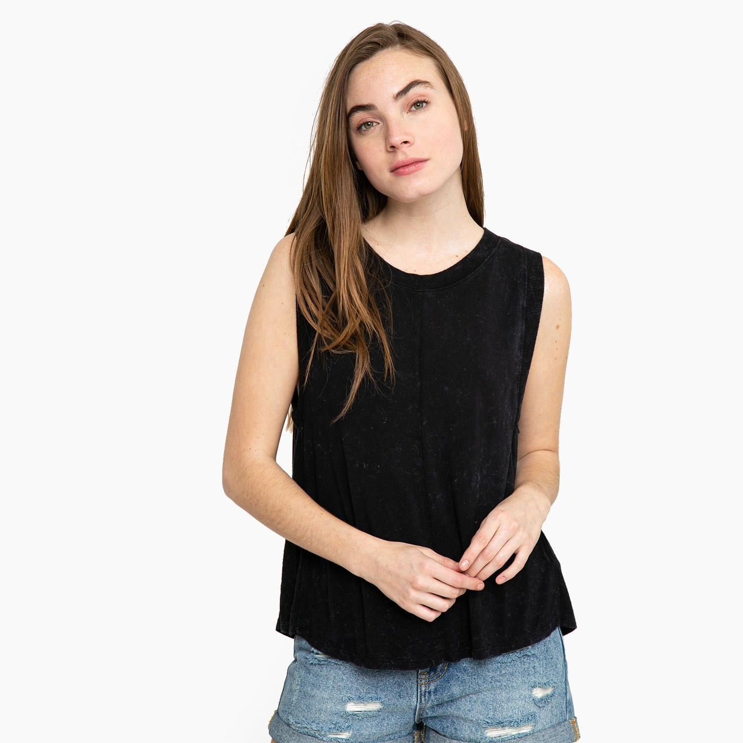 Polera Kivül Mujer Mako Washed Azul Azul-0