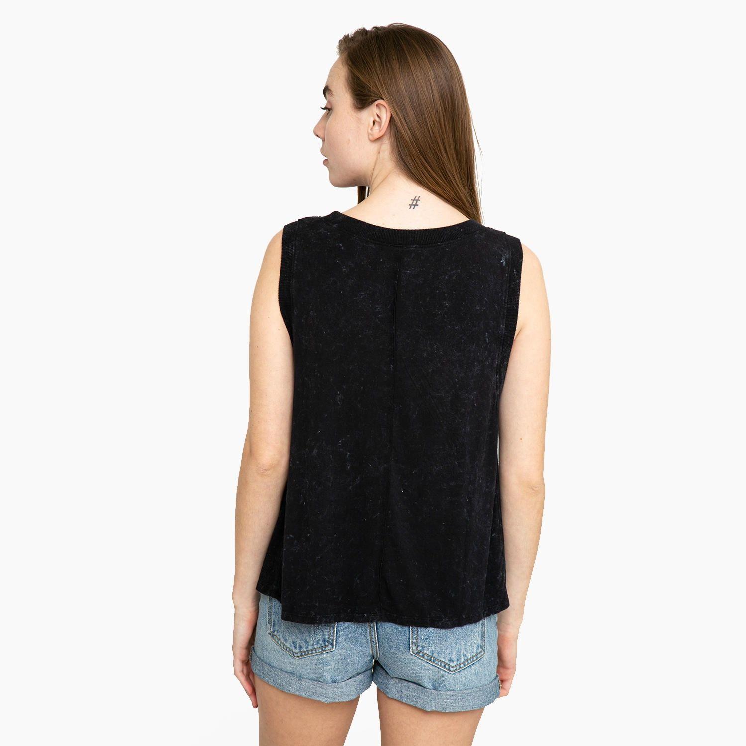 Polera Kivül Mujer Mako Washed Azul Azul-1