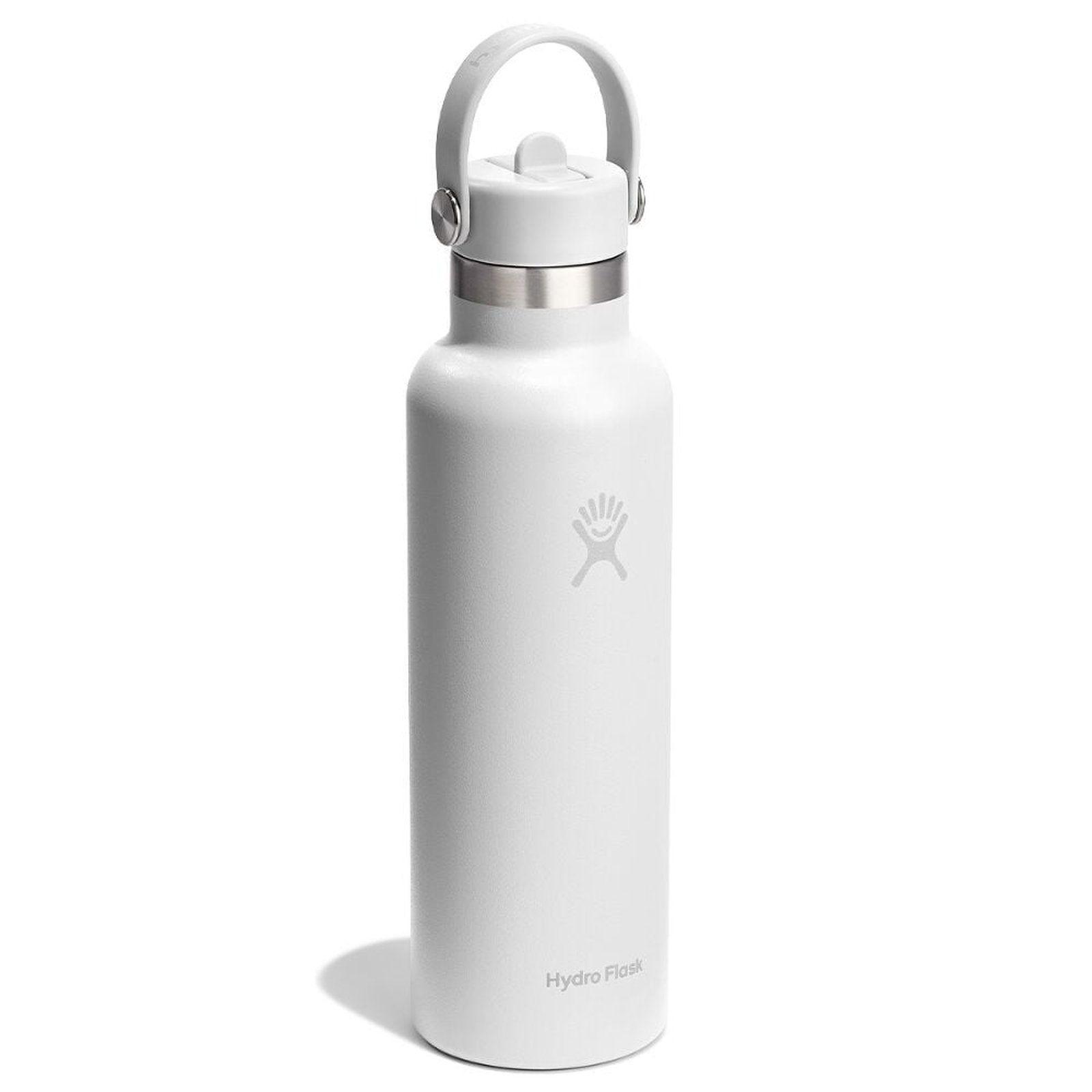 Botella Hydroflask Boca Standard Y Bombilla 621Ml Blanco-1