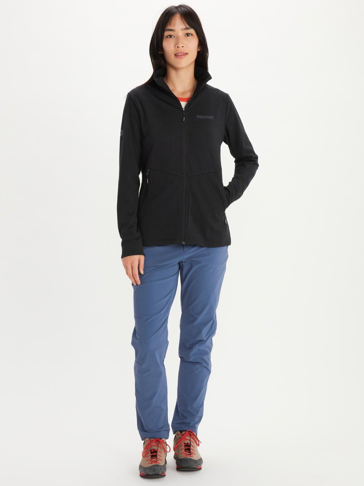 Polar Marmot Mujer Leconte Fleece Negro-2