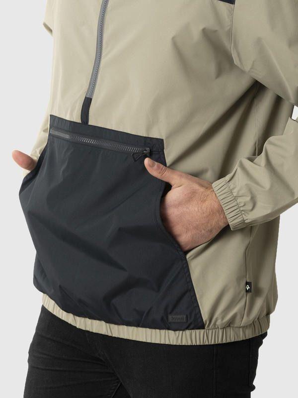 Chaqueta Kivül Hombre Cortavientos Ulmo Reciclado Negro-4