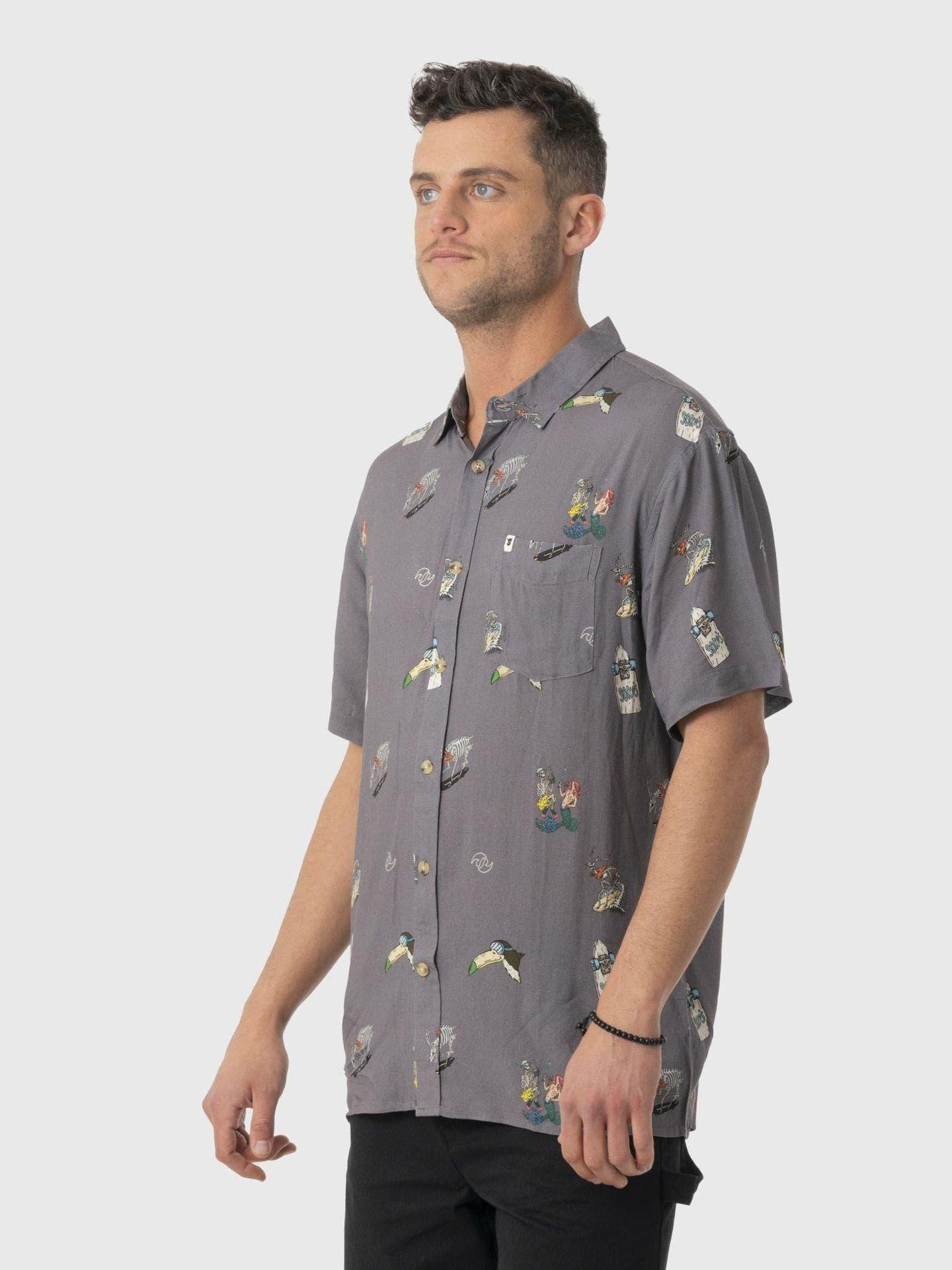 Camisa Stoked Hombre Sokos Gris-1