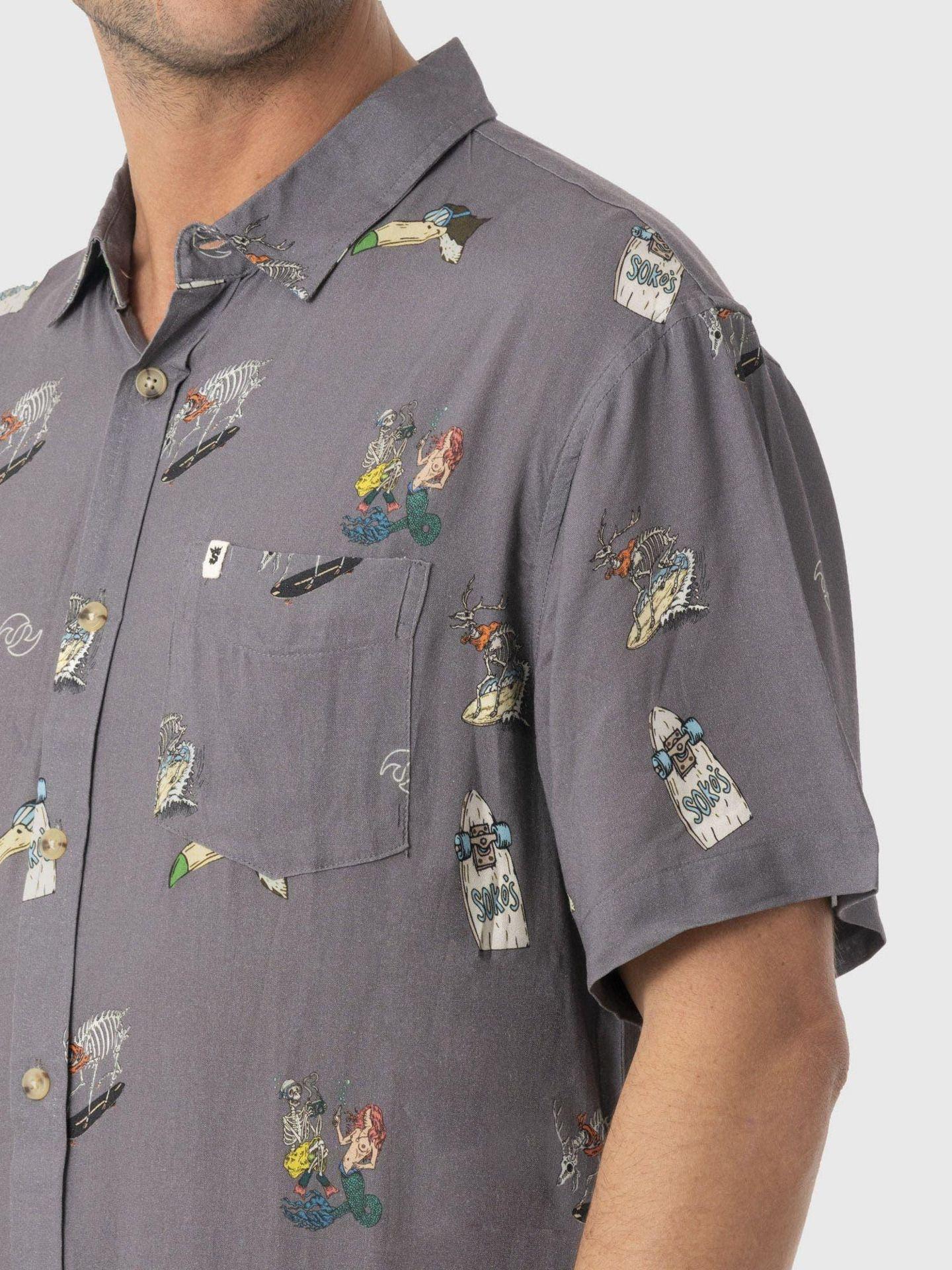 Camisa Stoked Hombre Sokos Gris-3