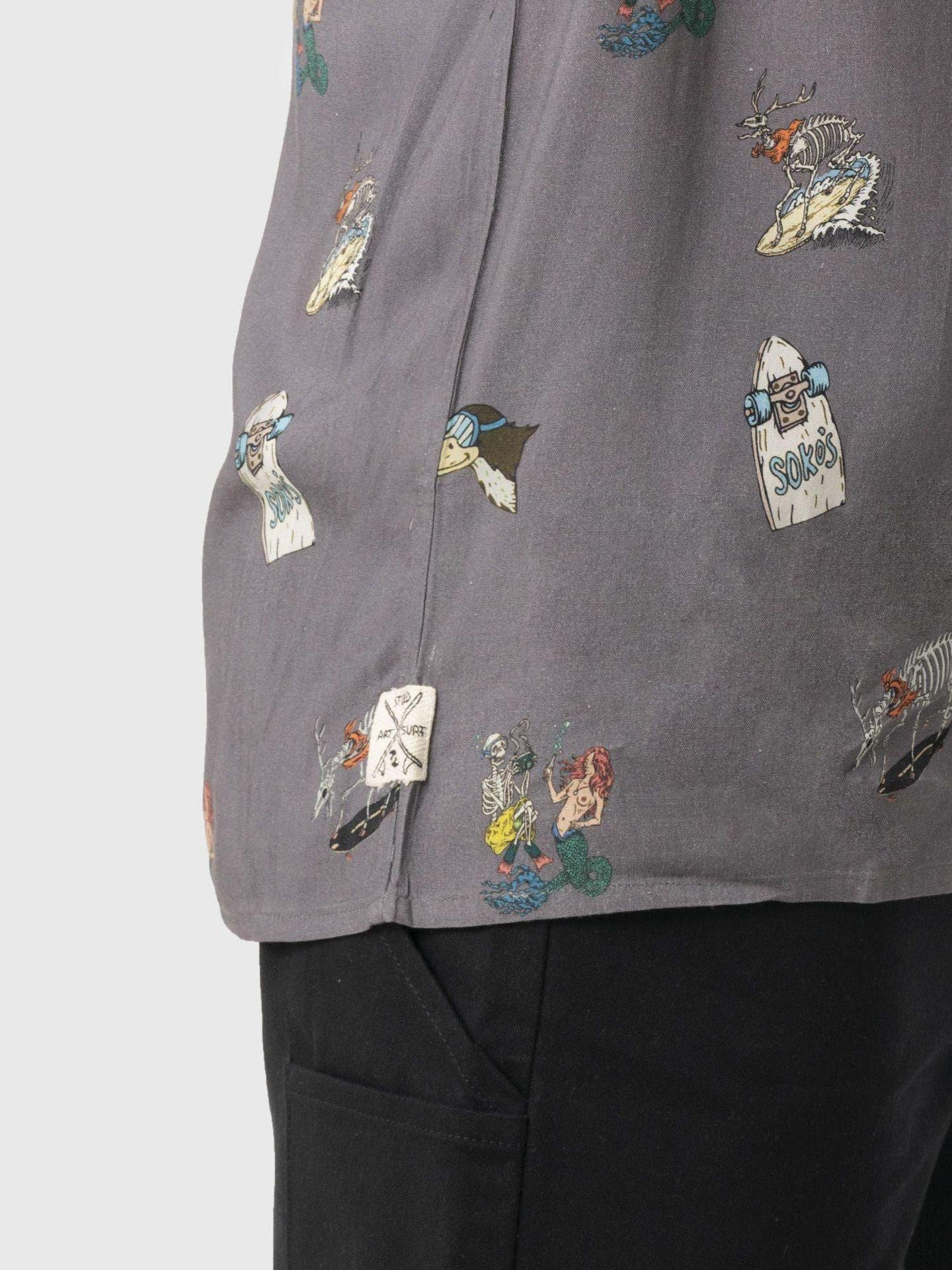 Camisa Stoked Hombre Sokos Gris-4