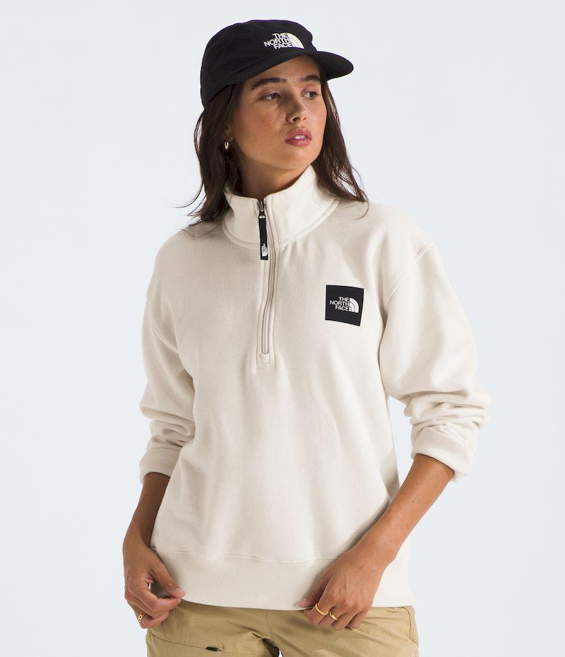 Poleron The North Face Mujer Box Half Dome 45748 Zip Beige-0