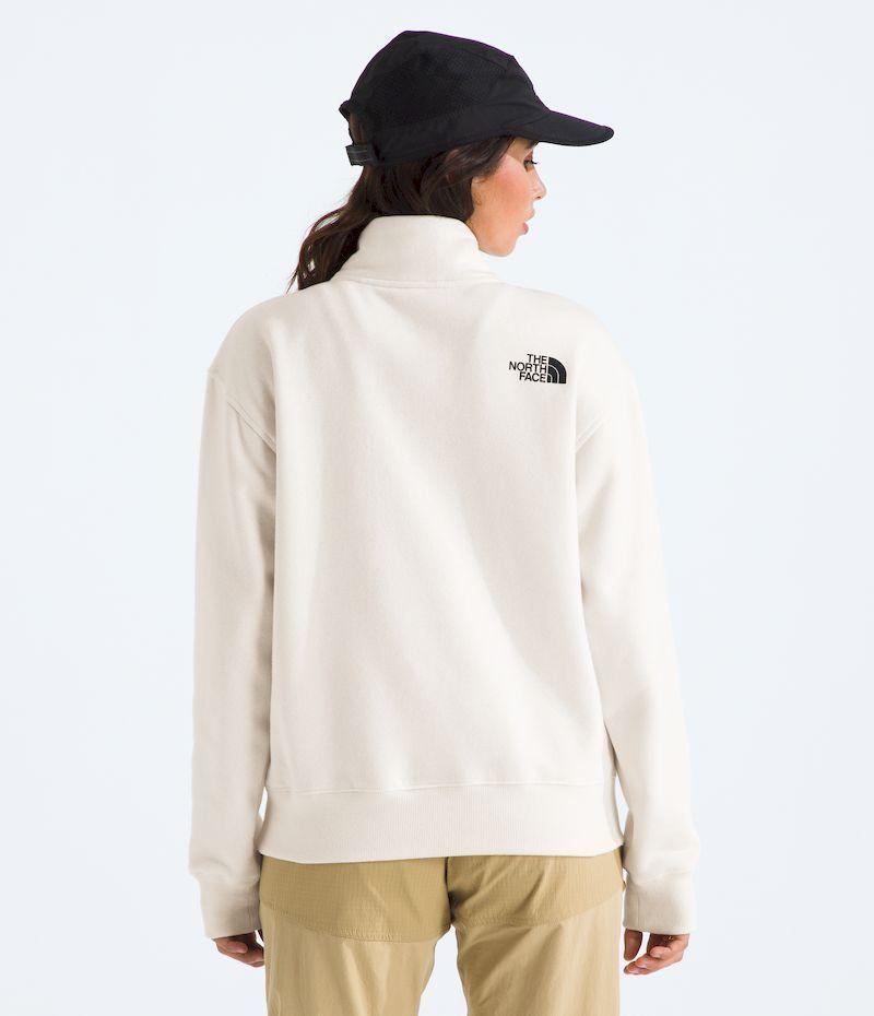 Poleron The North Face Mujer Box Half Dome 45748 Zip Beige-1