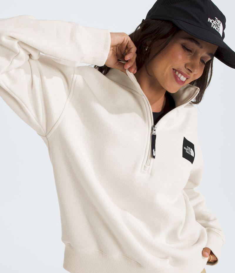 Poleron The North Face Mujer Box Half Dome 45748 Zip Beige-2