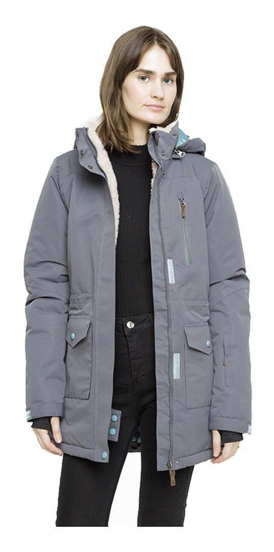 Chaqueta Kivül Mujer Keles Snow Sherpa Gris-0