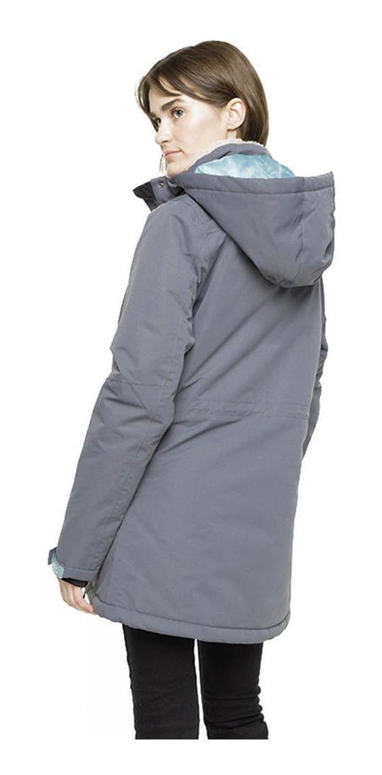 Chaqueta Kivül Mujer Keles Snow Sherpa Gris-1
